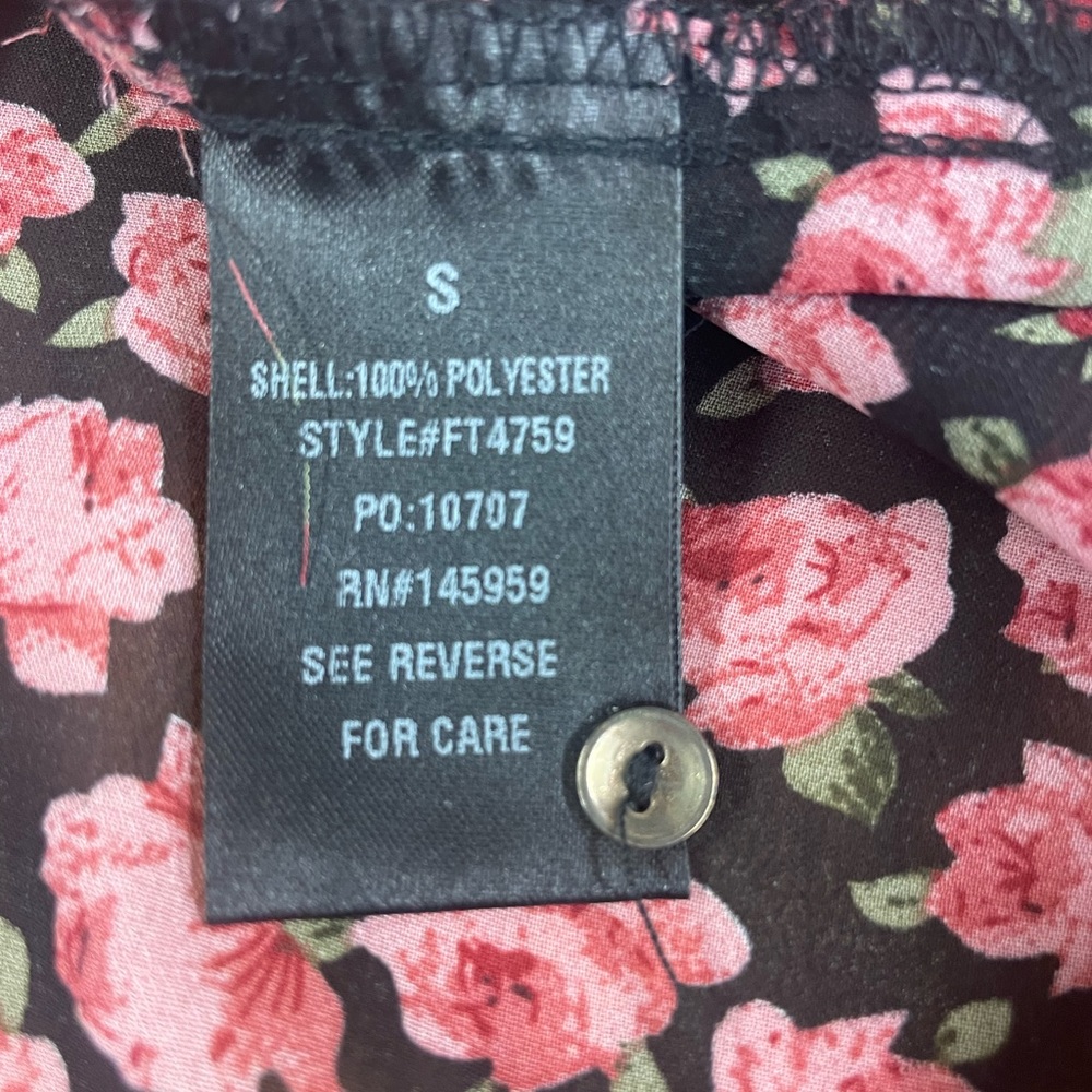 Azoe sheer button down blouse small - Picture 12 of 12